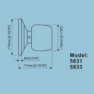 5832-SB/W-BK